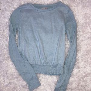 So | Sky Blue Soft Long sleeve Pajama shirt